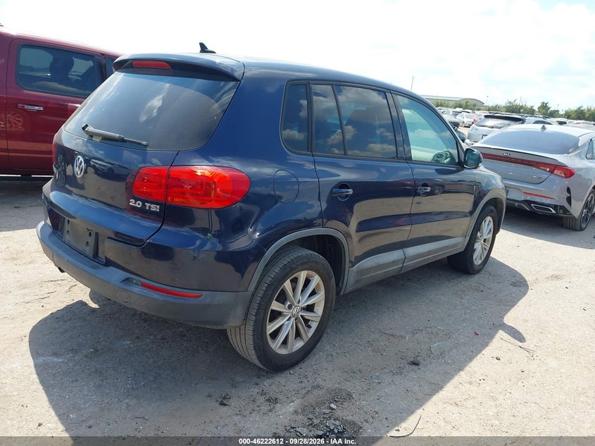 Vin: wvgav3ax5ew594362, lot: 46722600, volkswagen tiguan se 20144