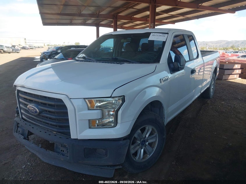 Vin: 1ftex1cf4hkd77406, lot: 46722614, ford f-150 xl 20172
