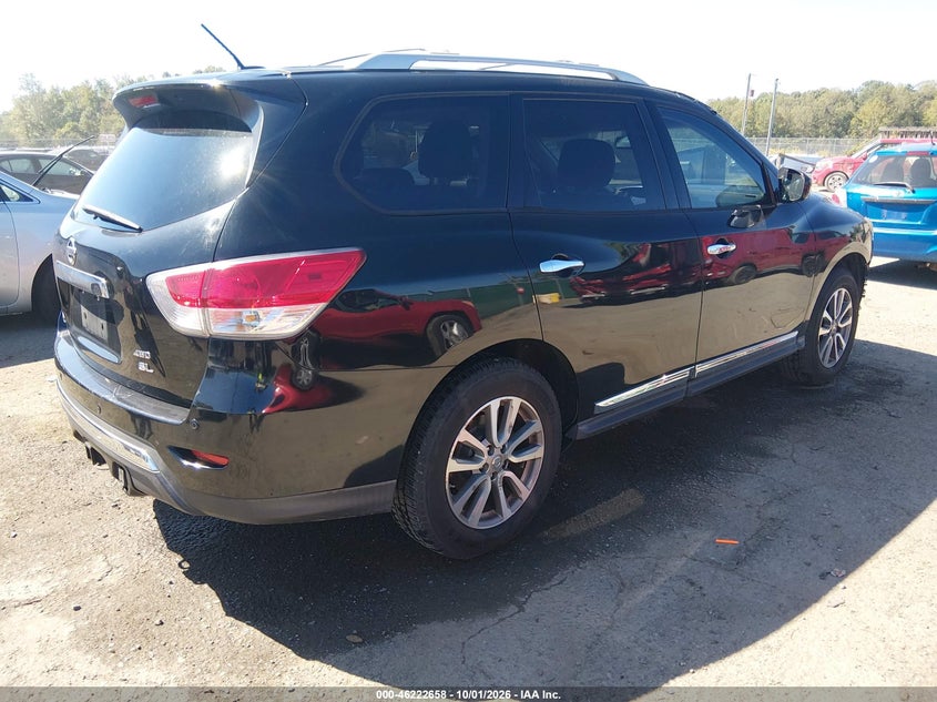 Vin: 5n1ar2mmxdc610300, lot: 46722646, nissan pathfinder sl 20134