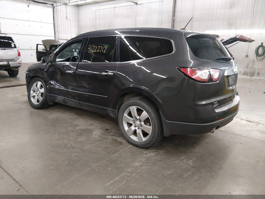 Vin: 1gnkvjkd8fj360188, lot: 46722700, chevrolet traverse ltz 20153