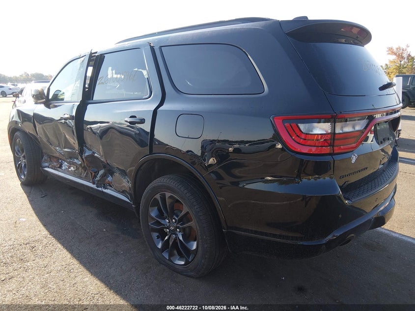 Vin: 1c4rdjdg8rc185290, lot: 46722710, dodge durango gt plus awd 20243