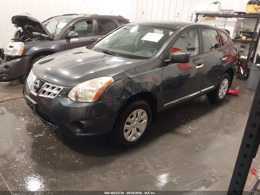 2013 Nissan Rogue S, Left Side, IAAI, VIN JN8AS5MV6DW632042 — photo 2