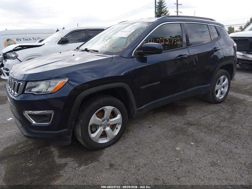 2018 Jeep Compass, Звичайний знос, IAAI, VIN 3C4NJDBB4JT366251 — фото 2