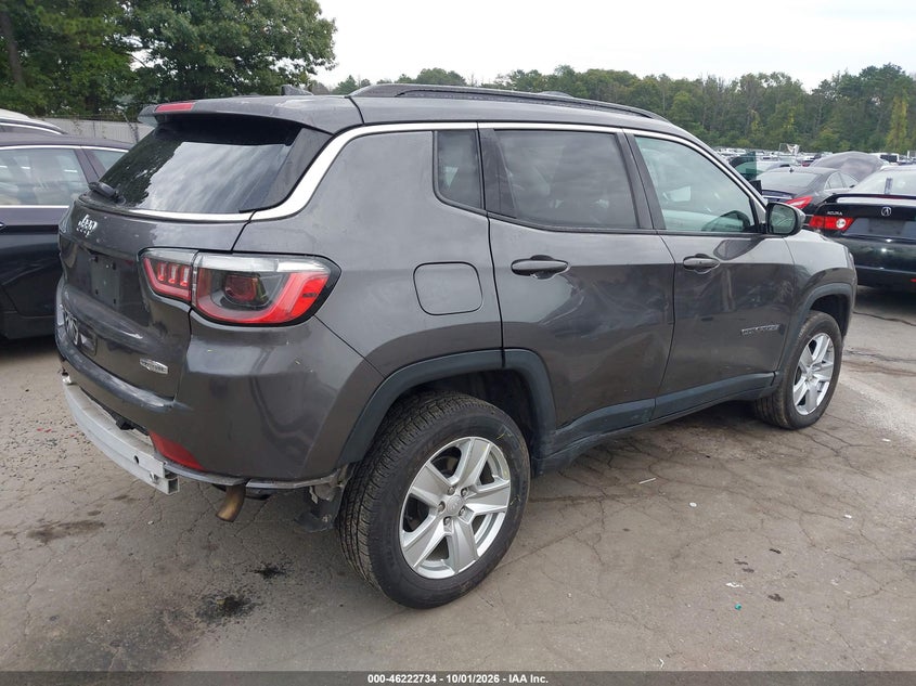 Vin: 3c4njdbbxnt103882, lot: 46722722, jeep compass latitude 4x4 20224
