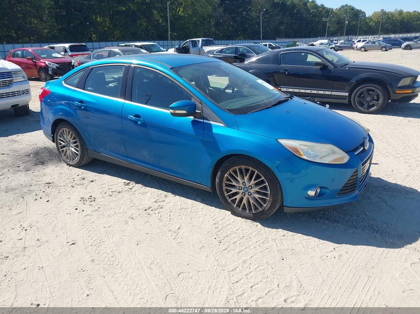 Vin: 1fahp3h22cl213711, lot: 46722735, ford focus sel 20121