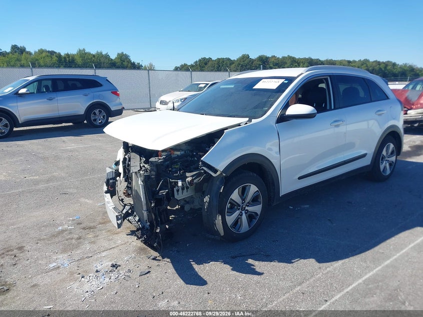Vin: kndcb3lc0k5217813, lot: 46722756, kia niro lx 20192