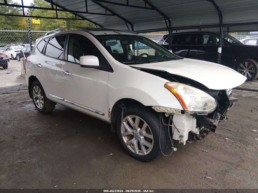 Vin: jn8as5mv4bw258205, lot: 46722813, nissan rogue sv 20111