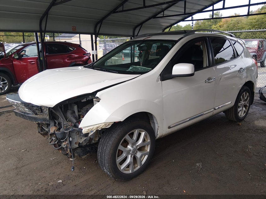 Vin: jn8as5mv4bw258205, lot: 46722813, nissan rogue sv 20112