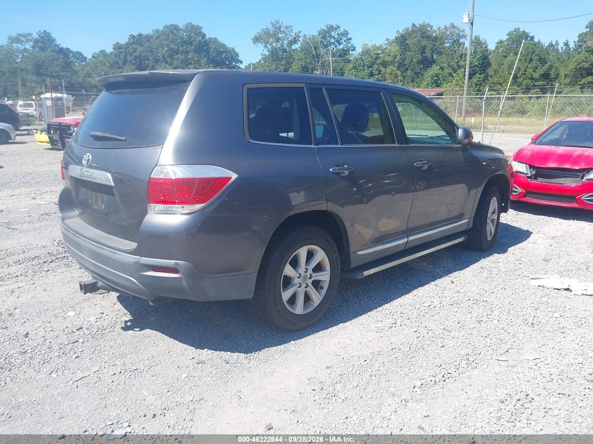 Vin: 5tdza3eh3cs024296, lot: 46722832, toyota highlander 20124
