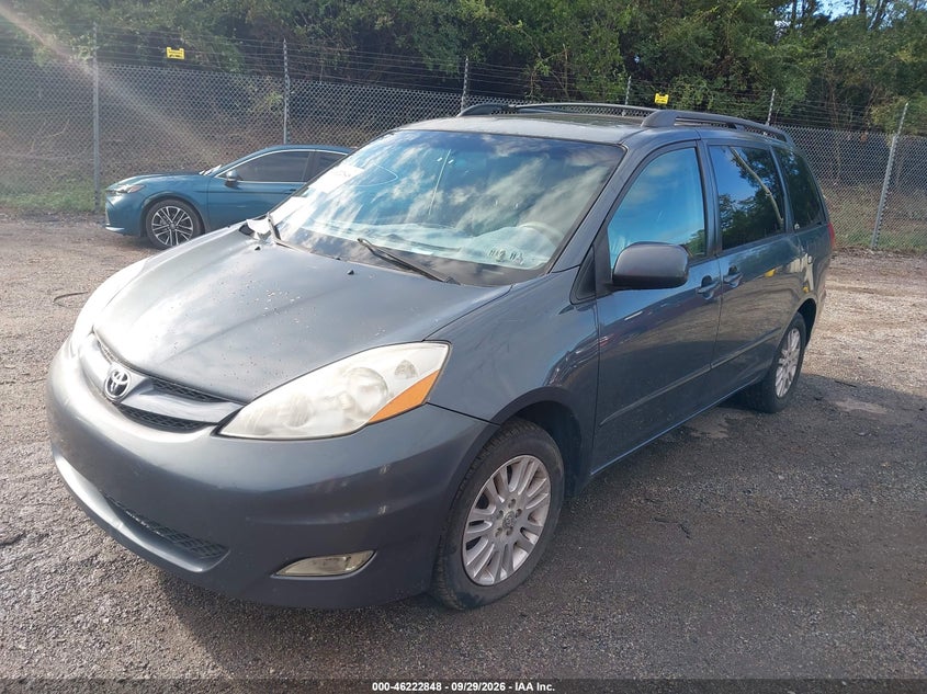 TOYOTA SIENNA 2008 VIN 5TDBK22C38S018250