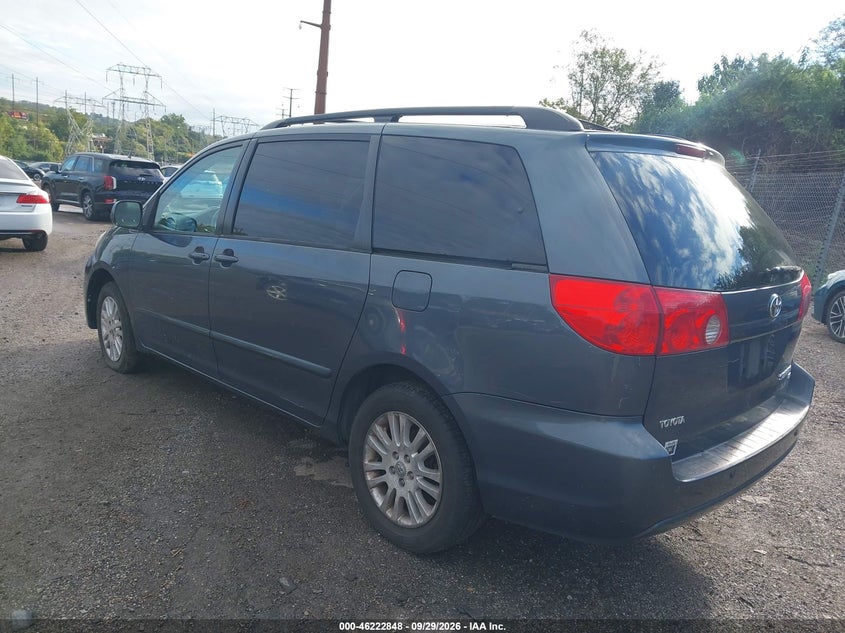 TOYOTA SIENNA 2008 VIN 5TDBK22C38S018250