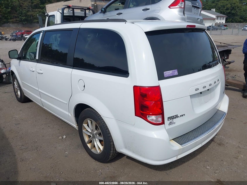 Vin: 2c4rdgcgxer388817, lot: 46722854, dodge grand caravan sxt 20143
