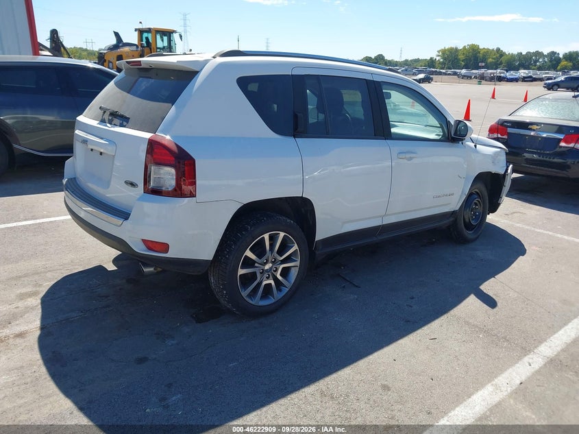 Vin: 1c4njcea1hd118407, lot: 46722897, jeep compass high altitude fwd 20174