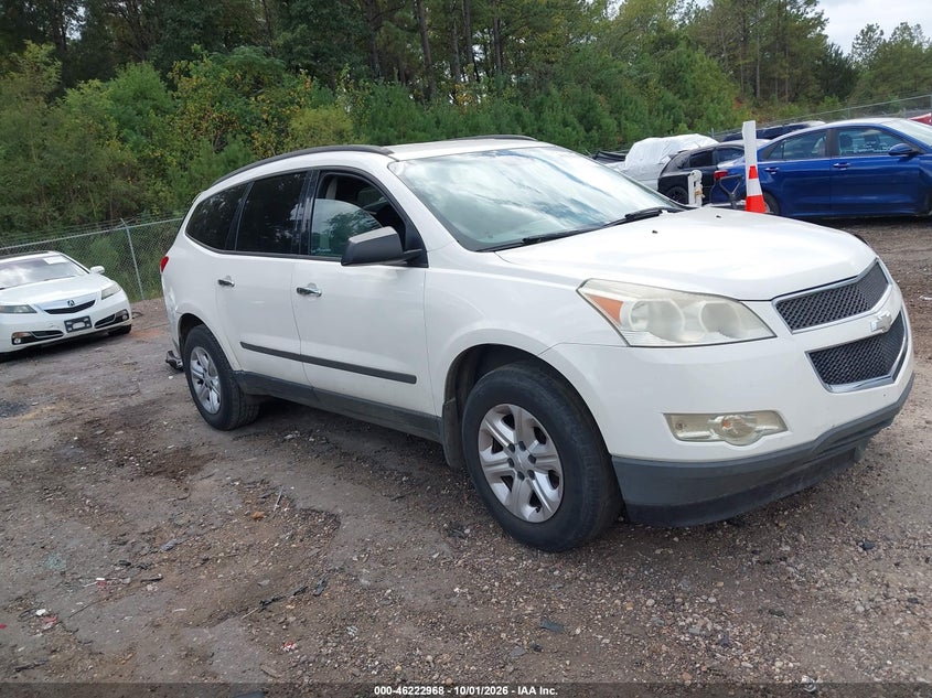 Vin: 1gnkrfed5cj421232, lot: 46722956, chevrolet traverse ls 20121