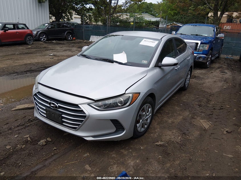 Vin: kmhd74lf3hu118953, lot: 46722973, hyundai elantra se 20172