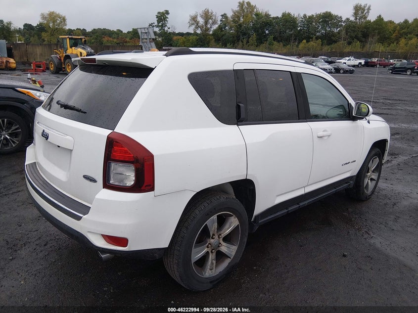 Vin: 1c4njdeb2gd545396, lot: 46722982, jeep compass high altitude edition 20164