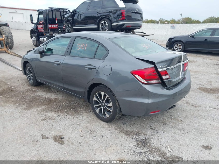 Vin: 19xfb2f80de074884, lot: 46723089, honda civic ex 20133