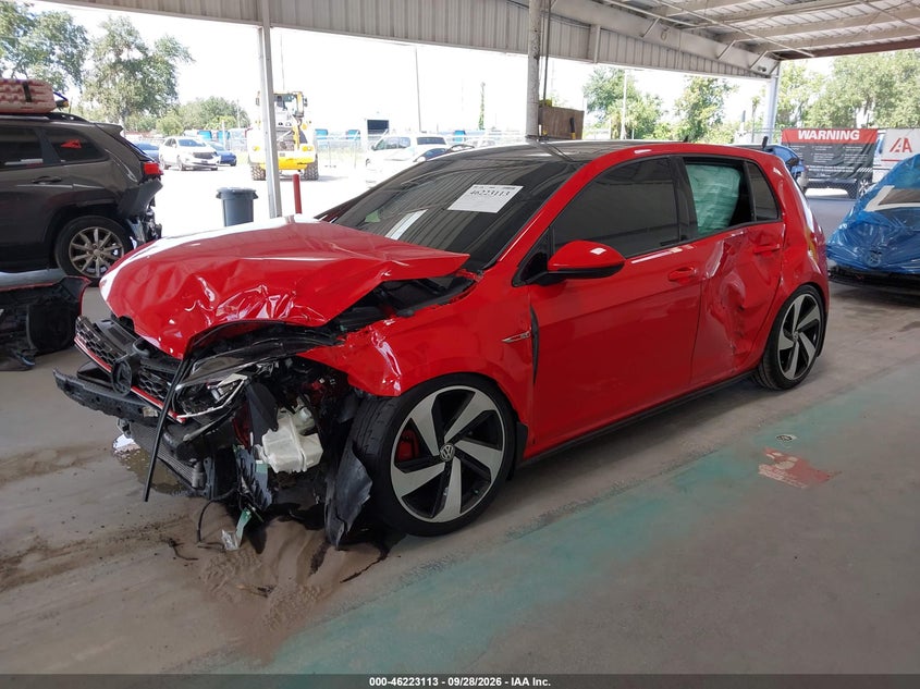 Vin: 3vw6t7au3lm017143, lot: 46723101, volkswagen golf gti 2.0t autobahn/2.0t s/2.0t se 20202