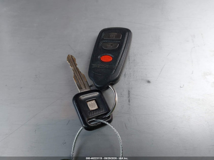 ISUZU TROOPER 1999 VIN JACDJ58X7X7925078