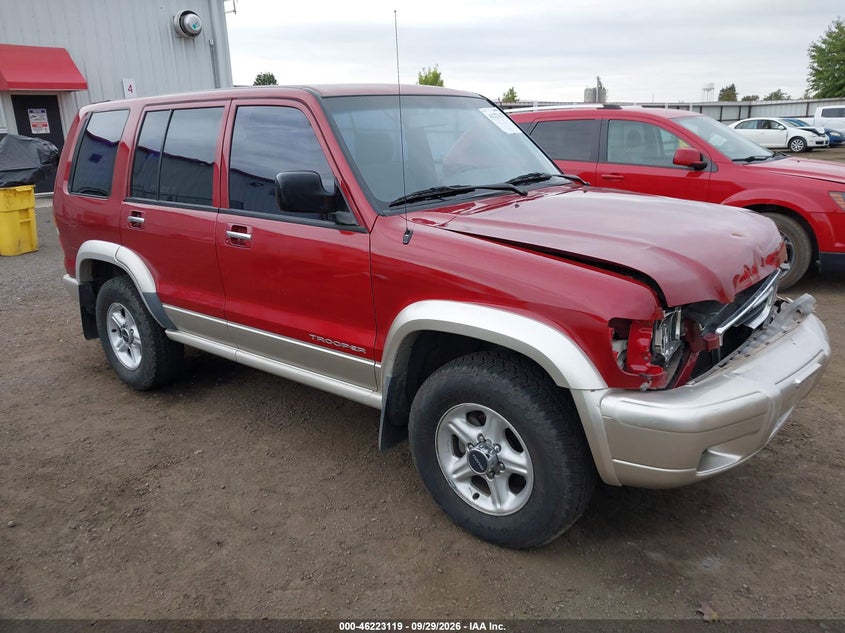 ISUZU TROOPER 1999 VIN JACDJ58X7X7925078