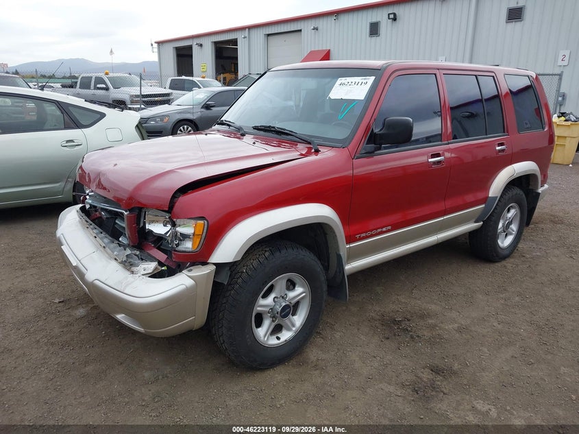 ISUZU TROOPER 1999 VIN JACDJ58X7X7925078