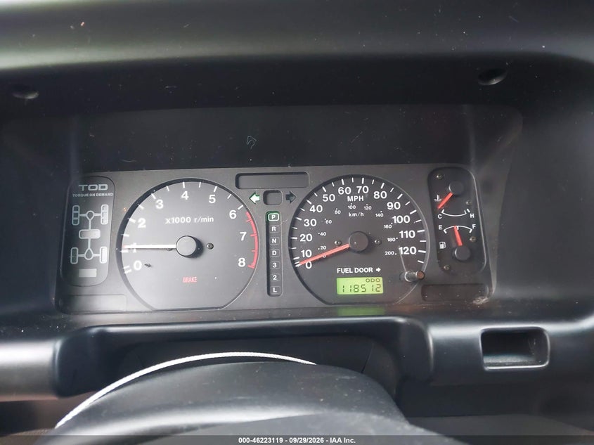 ISUZU TROOPER 1999 VIN JACDJ58X7X7925078