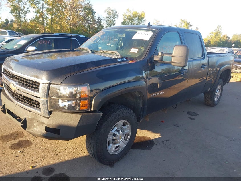 2010 Chevrolet Silverado 2500Hd Lt, Удар спереди, IAAI, VIN 1GC4KXBG6AF136663 — фото 2