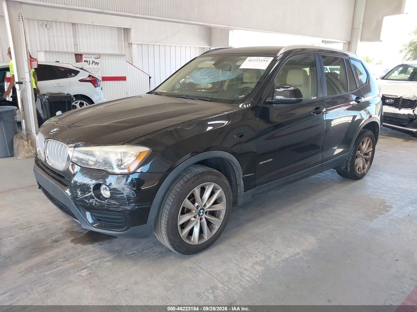 2016 BMW X3 Sdrive28I, Right Side, IAAI, VIN 5UXWZ7C52G0R32354 — photo 2