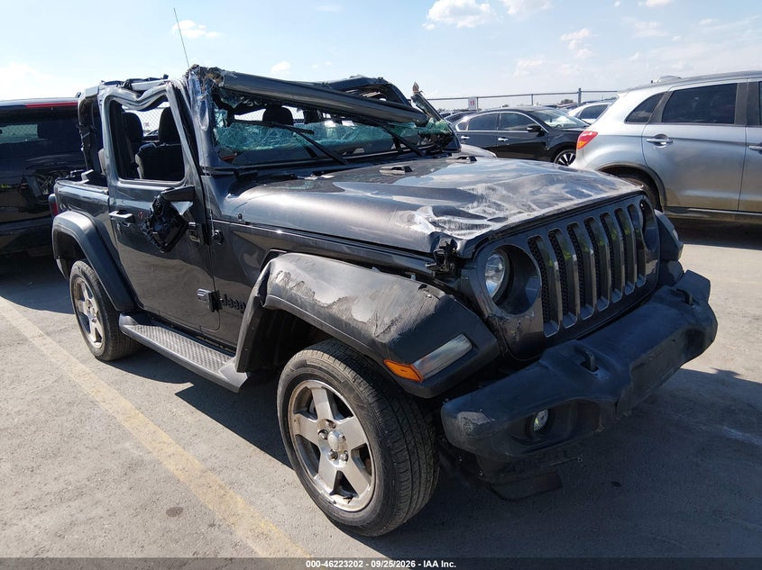 Vin: 1c4hjxag2pw657720, lot: 46723190, jeep wrangler 2-door sport s 4x4 2023 img_1