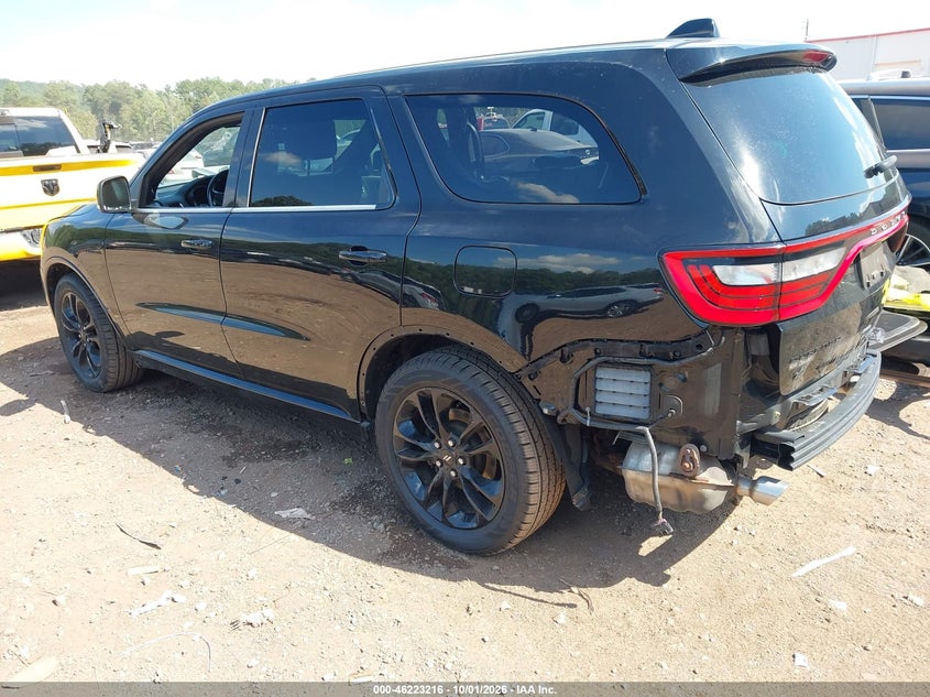 Vin: 1c4sdjct8lc187807, lot: 46723204, dodge durango r/t 20203