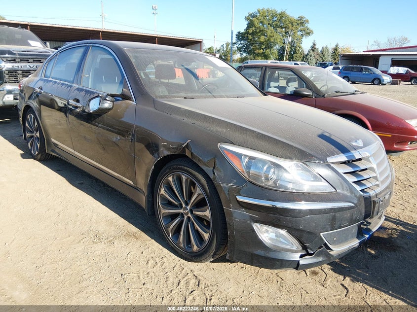 Vin: kmhgc4dh5du256089, lot: 46723235, hyundai genesis 5.0 r-spec 20131