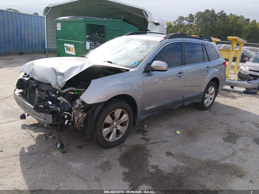 Vin: 4s4brbkc3a3382280, lot: 46723360, subaru outback 2.5i limited 20102