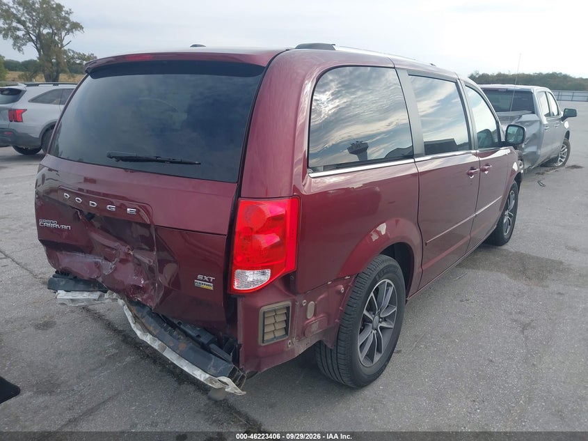Vin: 2c4rdgcgxhr672548, lot: 46723394, dodge grand caravan sxt 20174