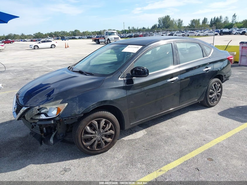2018 Nissan Sentra S, Front & Rear, IAAI, VIN 3N1AB7AP5JY254235 — photo 2