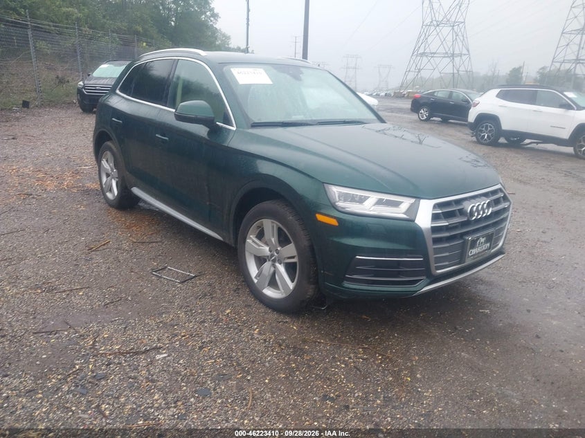2018 Audi Q5 2.0T Premium/2.0T Tech Premium, All Over, IAAI, VIN WA1BNAFY6J2132404