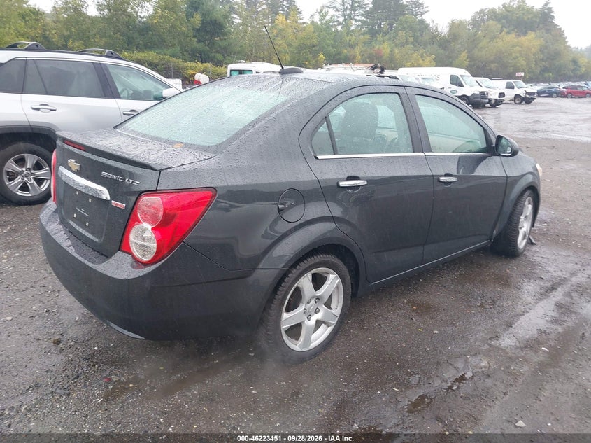 Vin: 1g1je5sb3f4169621, lot: 46723439, chevrolet sonic ltz auto 20154
