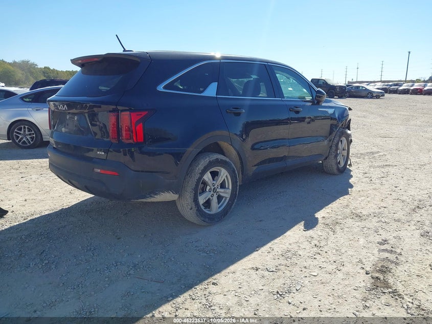 Vin: 005xyrgdlc5pg1932, lot: 46723525, kia sorento lx 20234