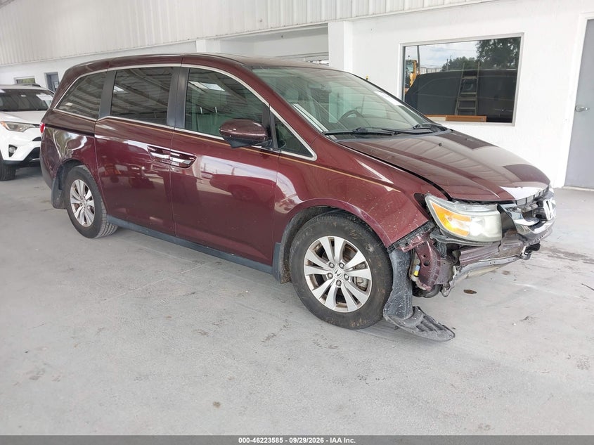Vin: 5fnrl5h67fb108534, lot: 46723573, honda odyssey ex-l 20151