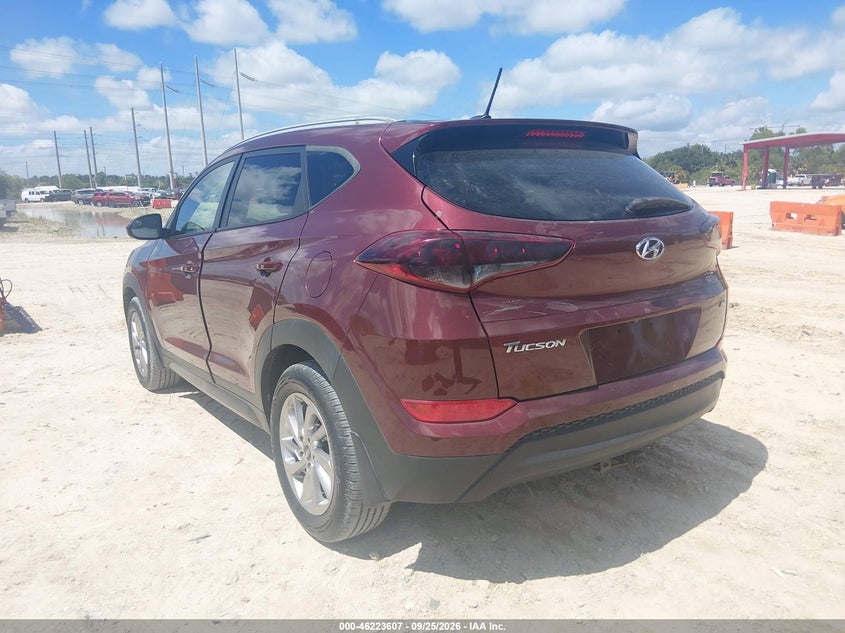 Vin: km8j3ca43gu125779, lot: 46723595, hyundai tucson se 20163
