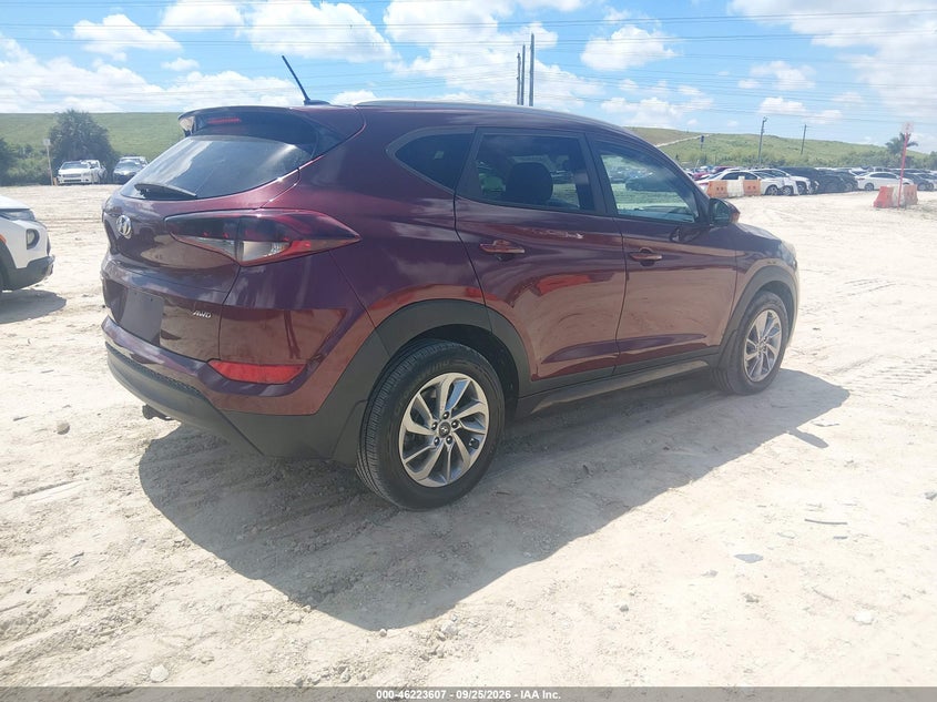 Vin: km8j3ca43gu125779, lot: 46723595, hyundai tucson se 20164