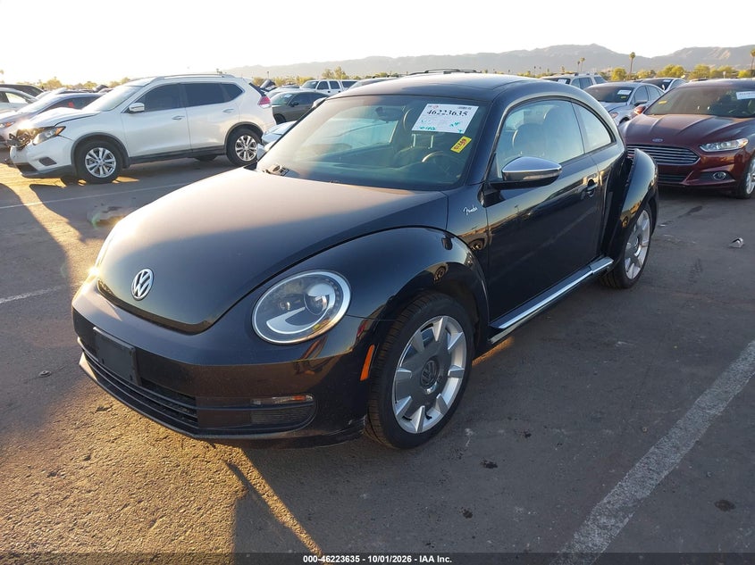 Vin: 3vwjp7at5dm660245, lot: 46723623, volkswagen beetle 2.5l fender edition 20132