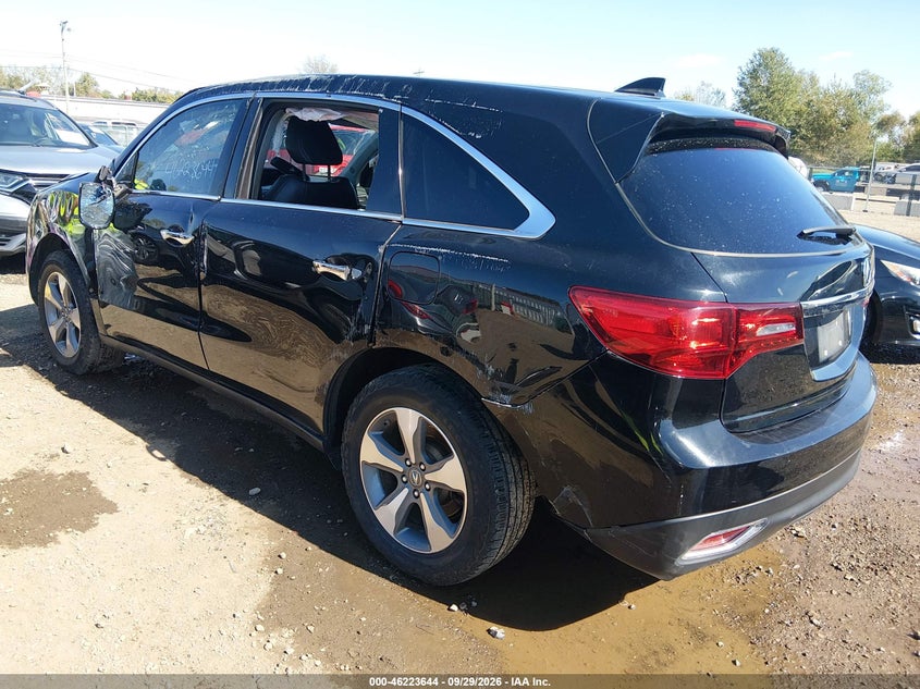 Vin: 5fryd4h20gb061458, lot: 46723632, acura mdx acurawatch plus package 20163