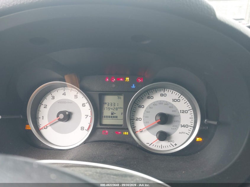 SUBARU IMPREZA 2013 VIN JF1GPAC68DG879010