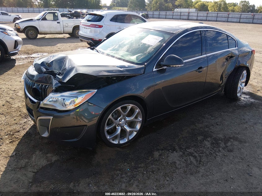 Vin: 2g4gt5gx0h9170748, lot: 46723670, buick regal turbo gs 20172