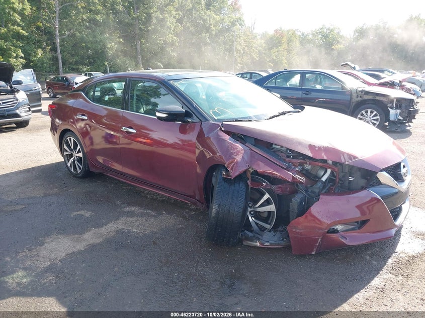 Vin: 1n4aa6ap8gc433726, lot: 46723708, nissan maxima 3.5 sl 20161