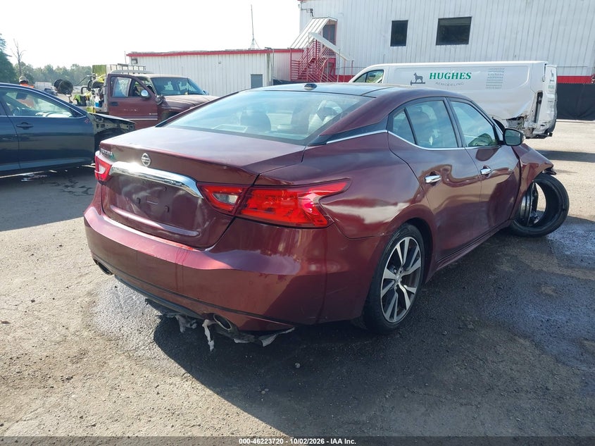 Vin: 1n4aa6ap8gc433726, lot: 46723708, nissan maxima 3.5 sl 20164