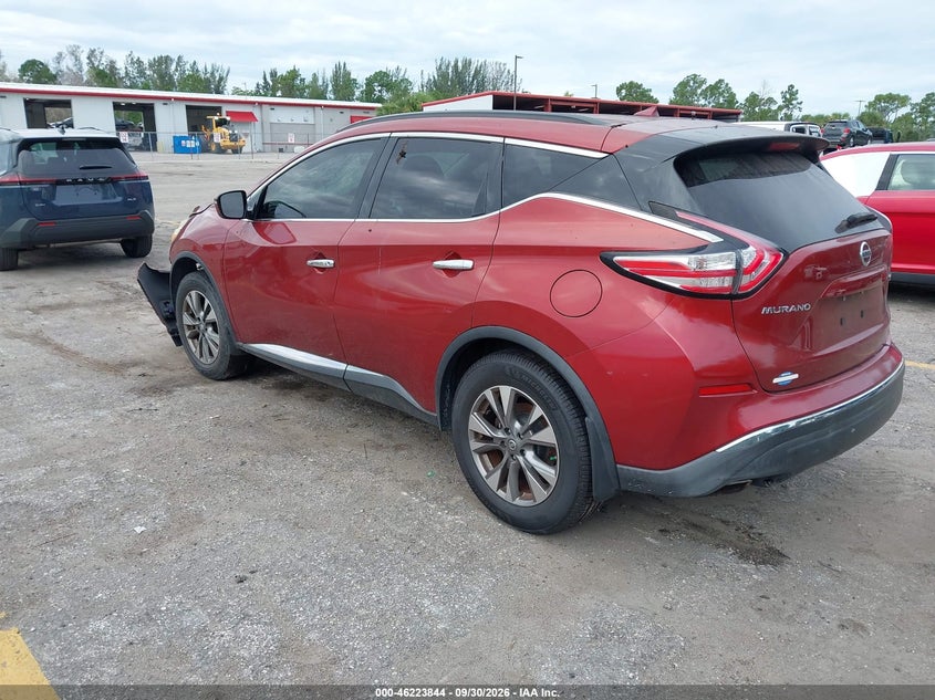 NISSAN MURANO 2016 VIN 5N1AZ2MH1GN119559