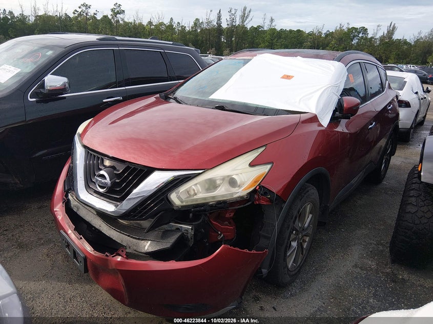 NISSAN MURANO 2016 VIN 5N1AZ2MH1GN119559