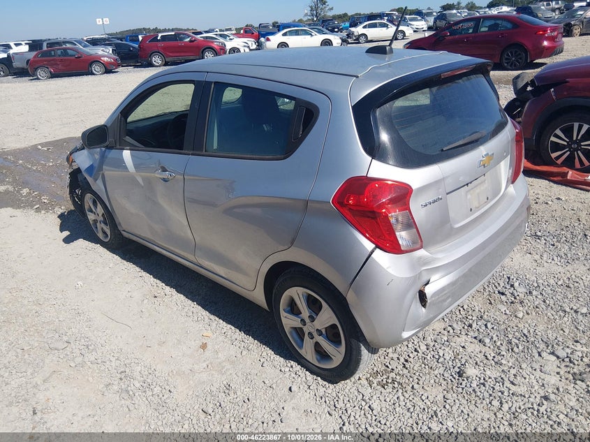 Vin: kl8ca6sa8kc721776, lot: 46723855, chevrolet spark ls manual 20193