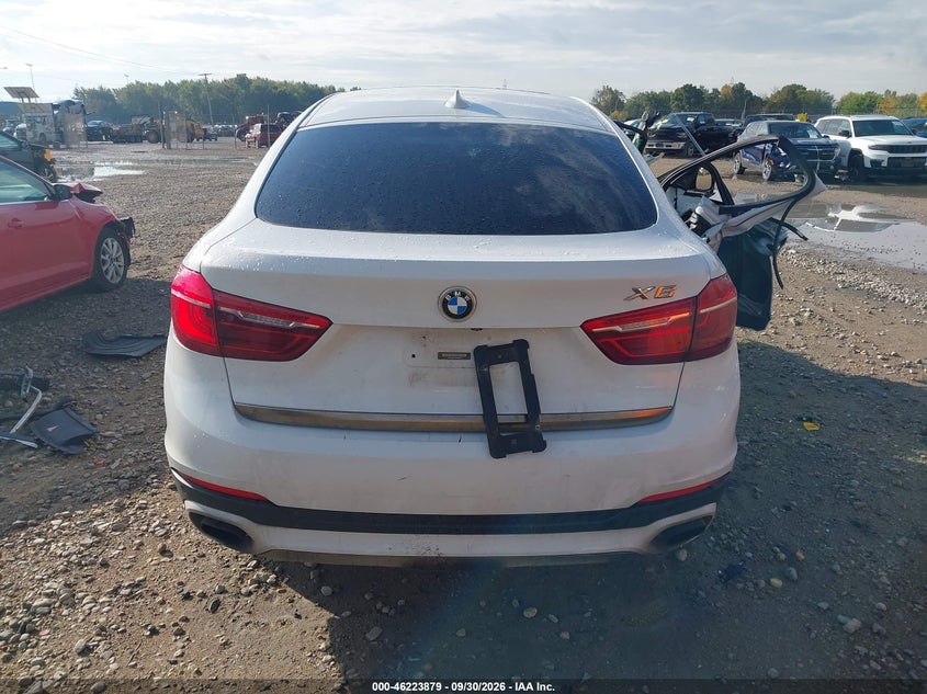 BMW X6 2016 VIN 5UXKU6C57G0R34415